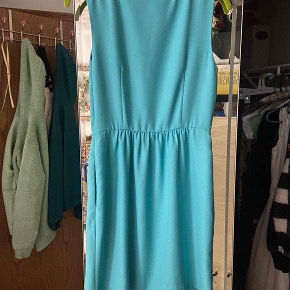 Iight blue Jcrew dress with pockets - Picture 2 of 3